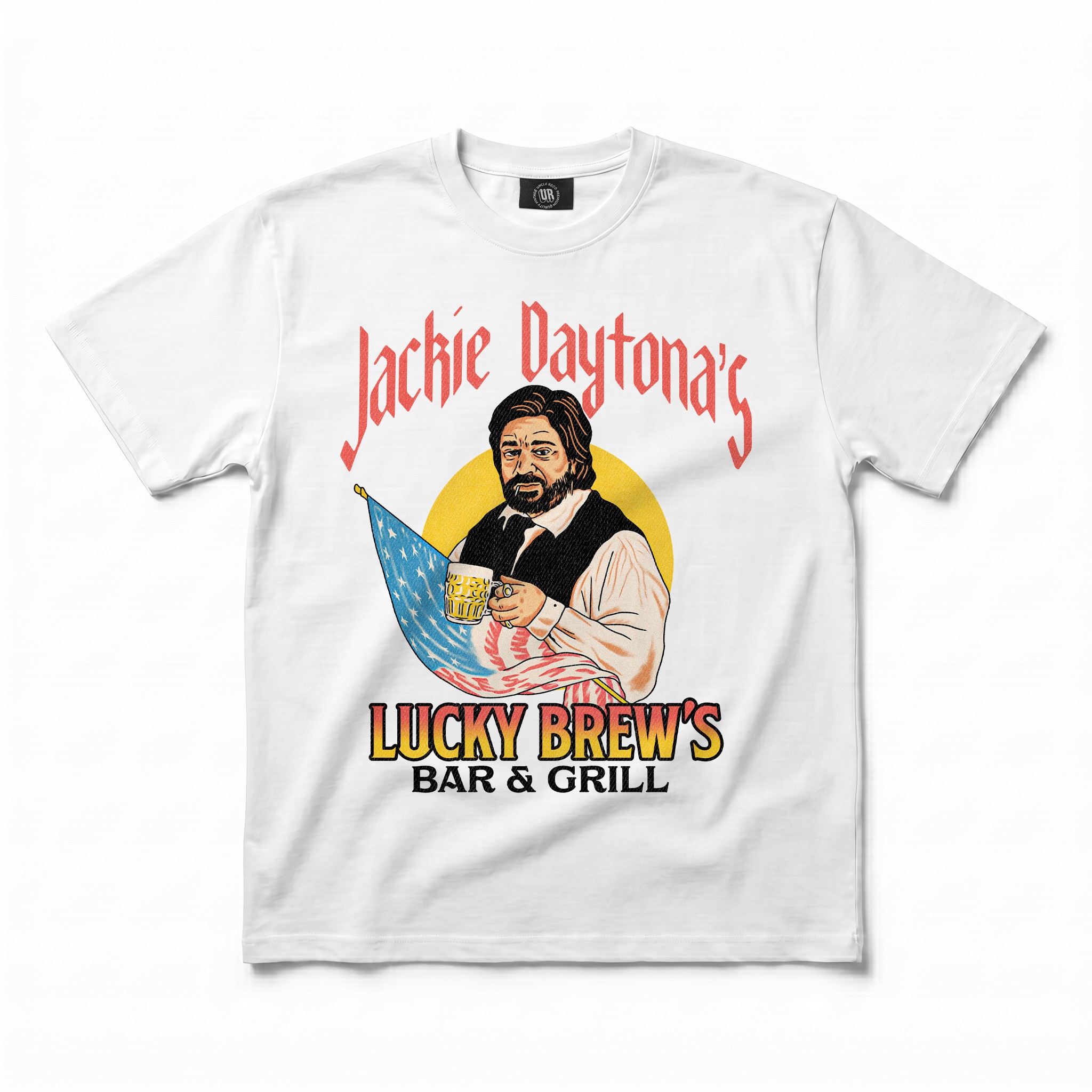 JACKIE DAYTONA WHITE TEE JACKIE DAYTONA WHITE TEE