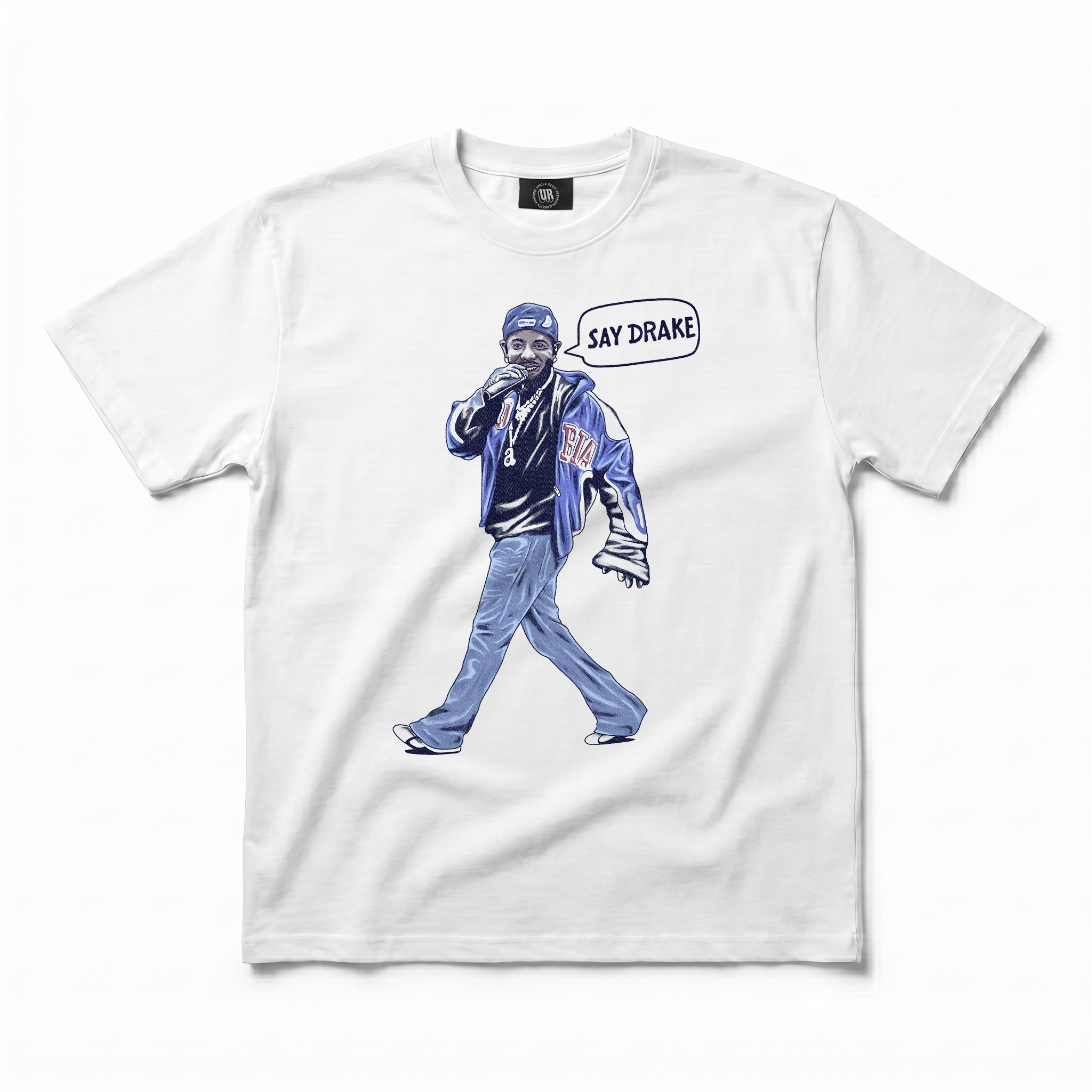 SAY DRAKE WHITE TEE SAY DRAKE WHITE TEE