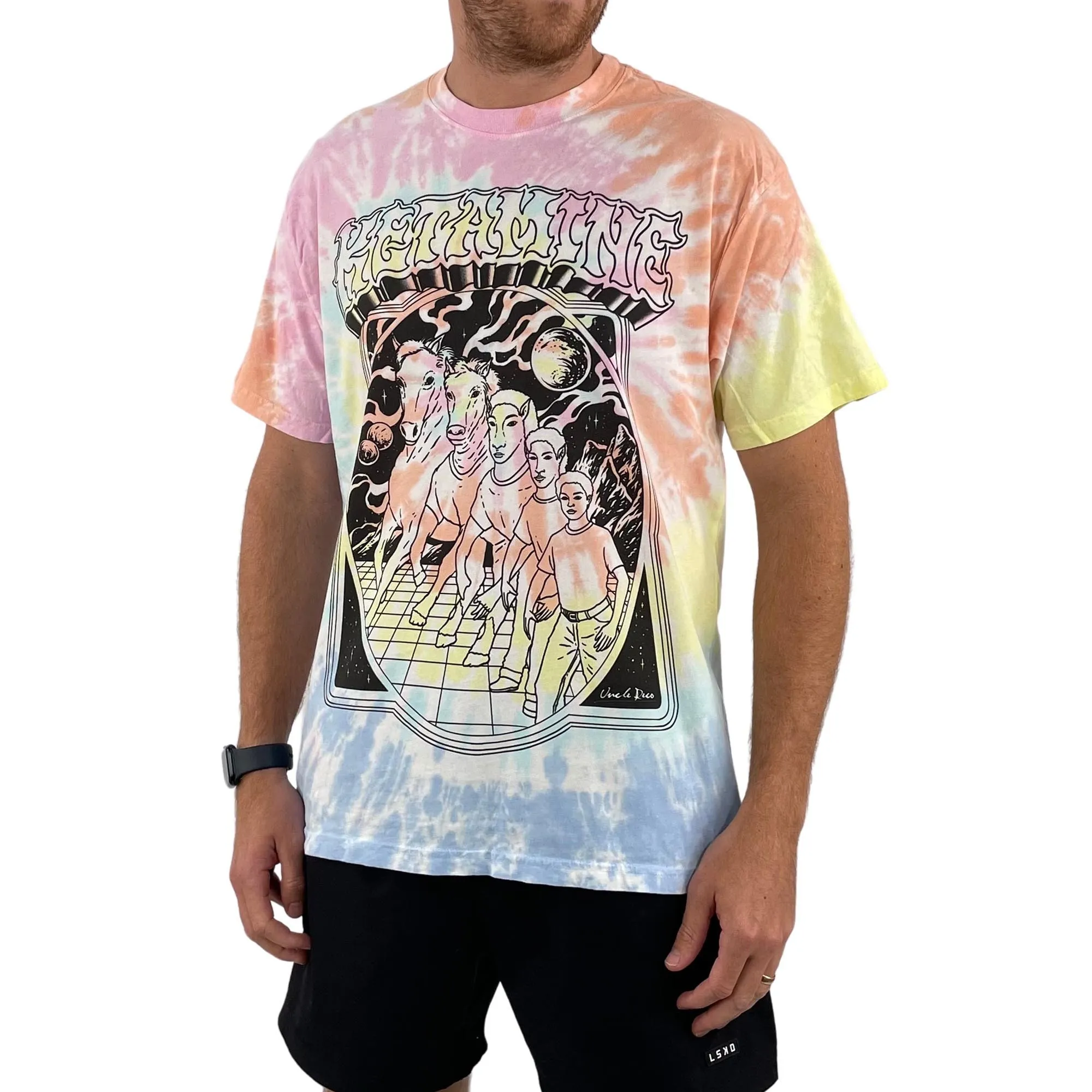 TIE DYE VINTAGE KETAMINE T-SHIRT TIE DYE VINTAGE KETAMINE T-SHIRT
