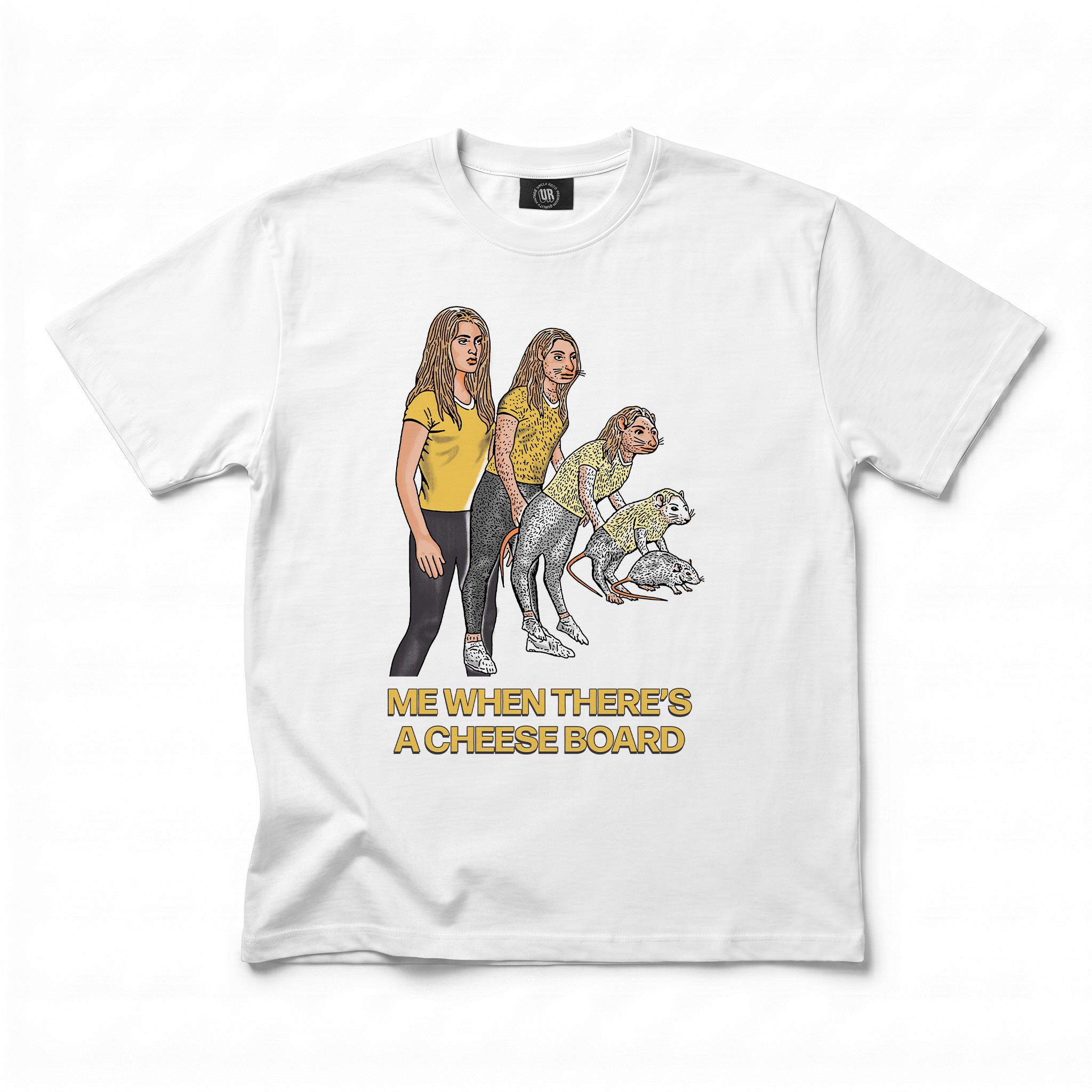 CHEESE BOARD WHITE TEE CHEESE BOARD WHITE TEE
