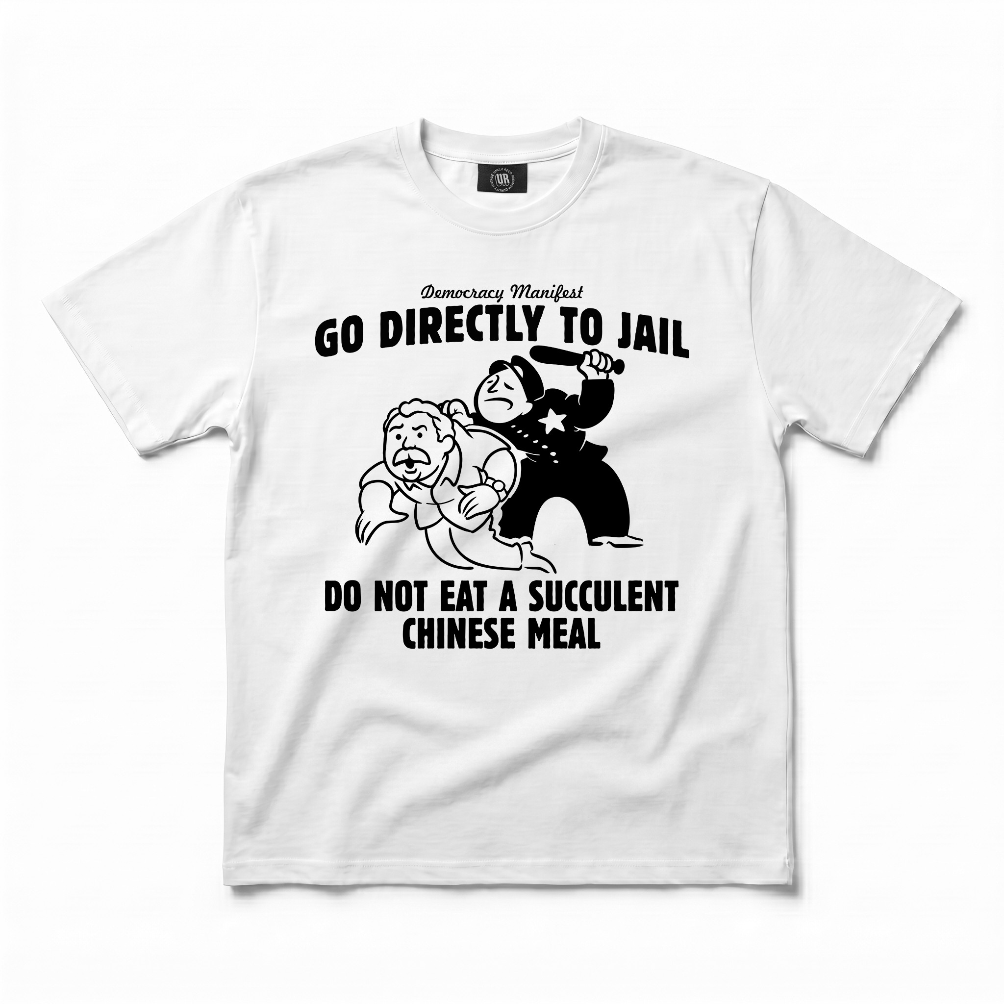DEMOCRACY MANIFEST WHITE TEE DEMOCRACY MANIFEST WHITE TEE