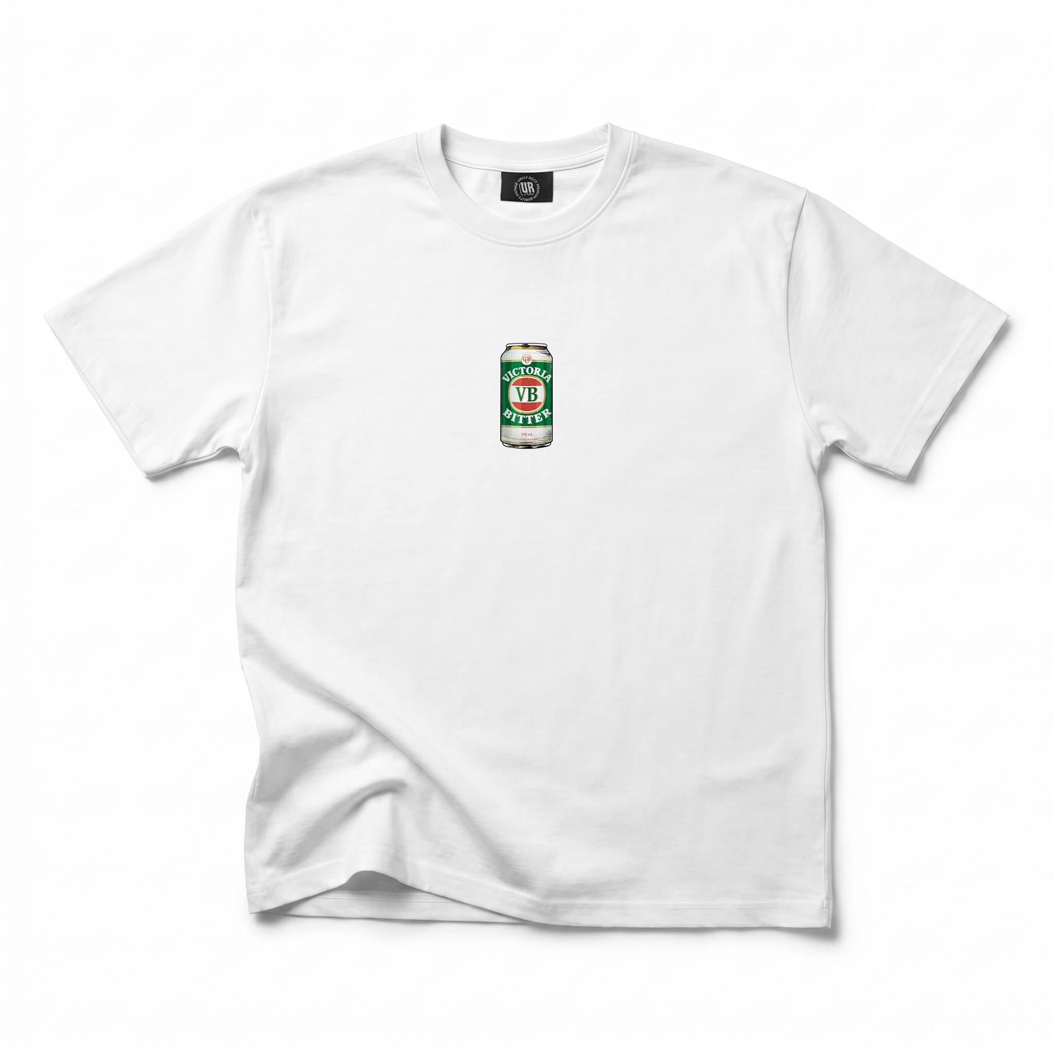 1980'S VB CAN FRONT & BACK WHITE TEE