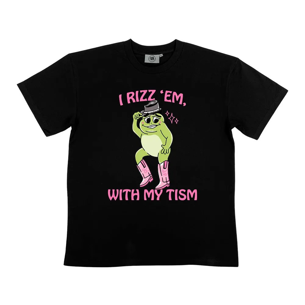 RIZZ EM BLACK TEE RIZZ EM BLACK TEE