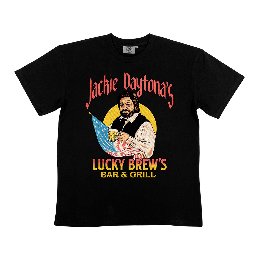 JACKIE DAYTONA BLACK TEE, Jackie Daytona Black T-Shirt JACKIE DAYTONA BLACK TEE, Jackie Daytona Black T-Shirt