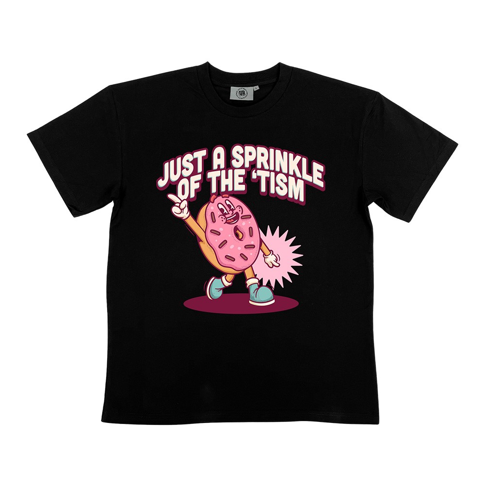 JUST A SPRINKLE BLACK TEE, Just A Sprinkle Black T-Shirt JUST A SPRINKLE BLACK TEE, Just A Sprinkle Black T-Shirt