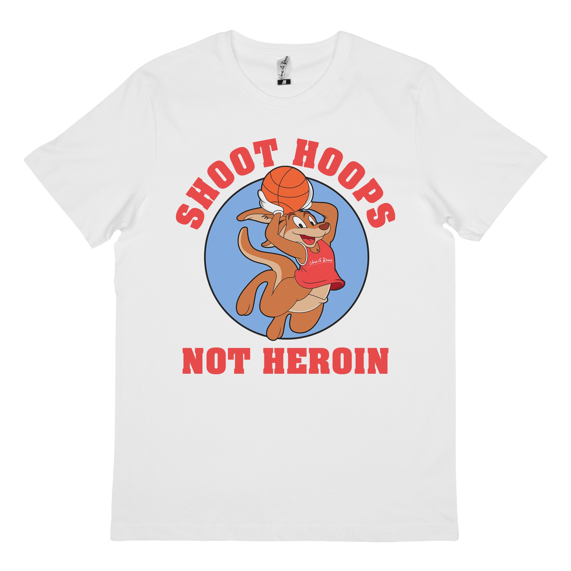SHOOT HOOPS WHITE TEE SHOOT HOOPS WHITE TEE