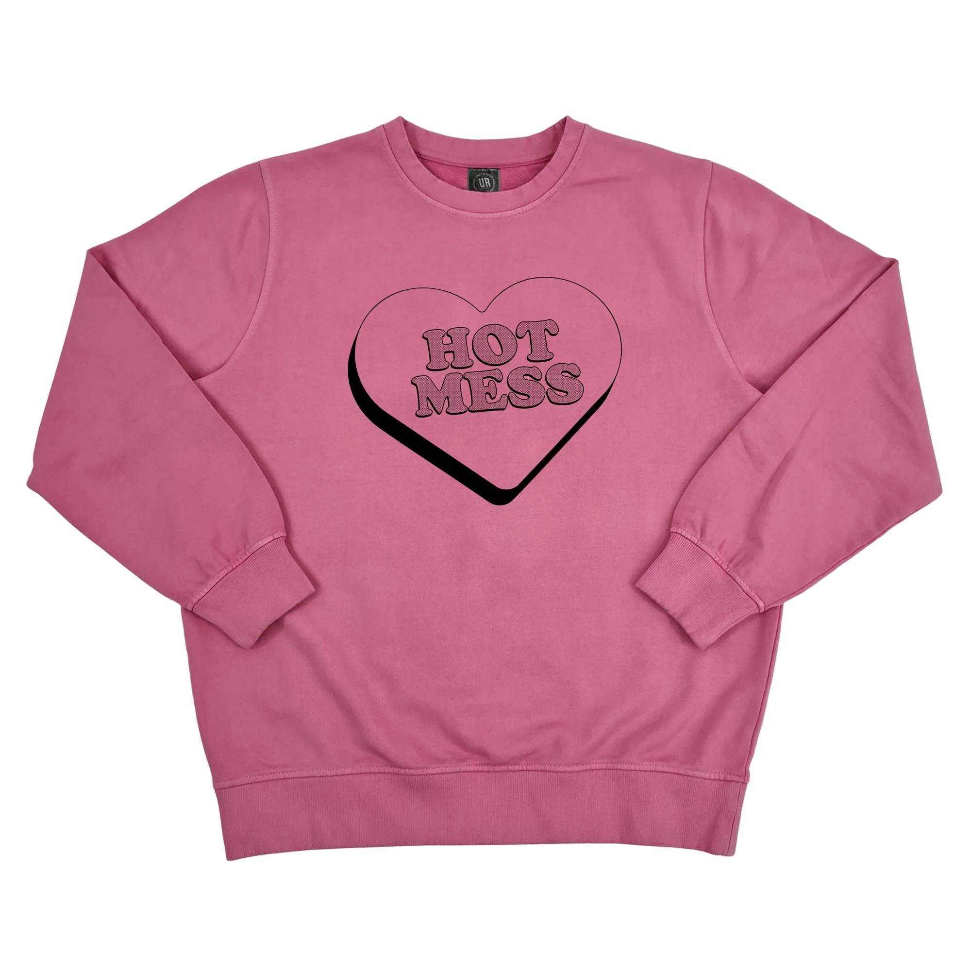 VINTAGE PINK HOT MESS CREW