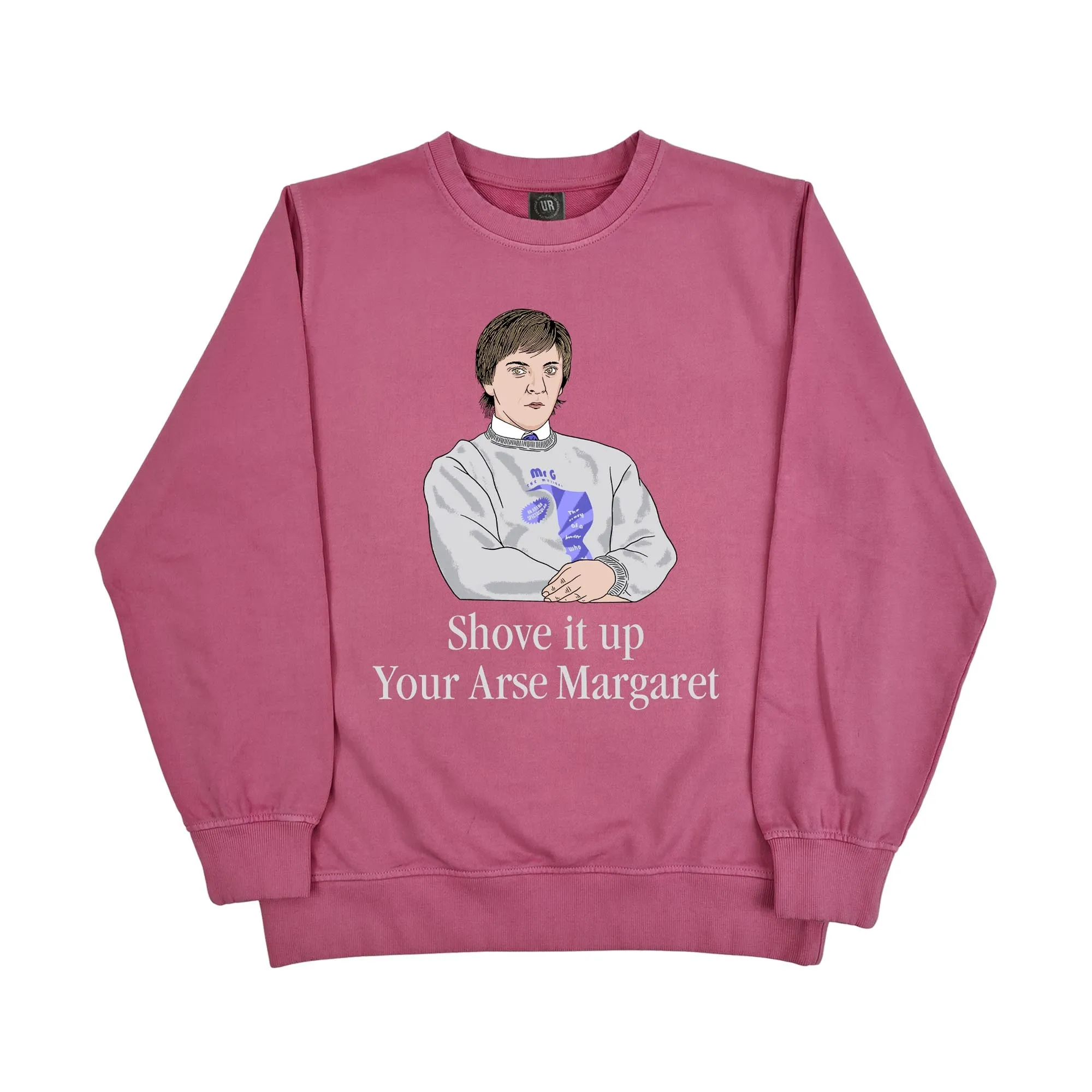 VINTAGE PINK SHOVE IT MARGARET MR. G CREW