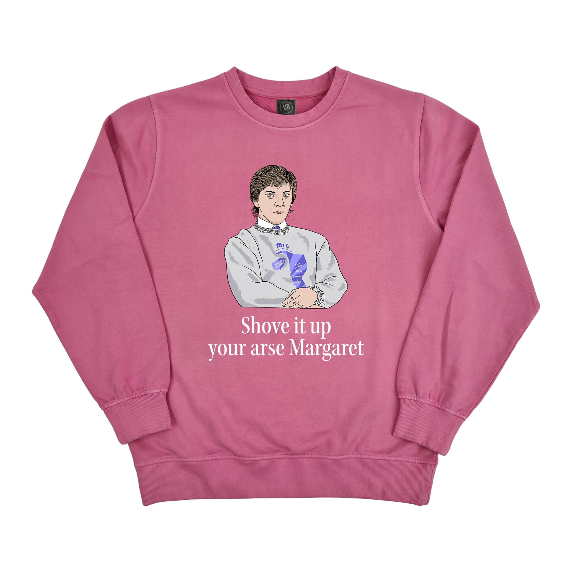 VINTAGE PINK SHOVE IT MARGARET MR. G CREW