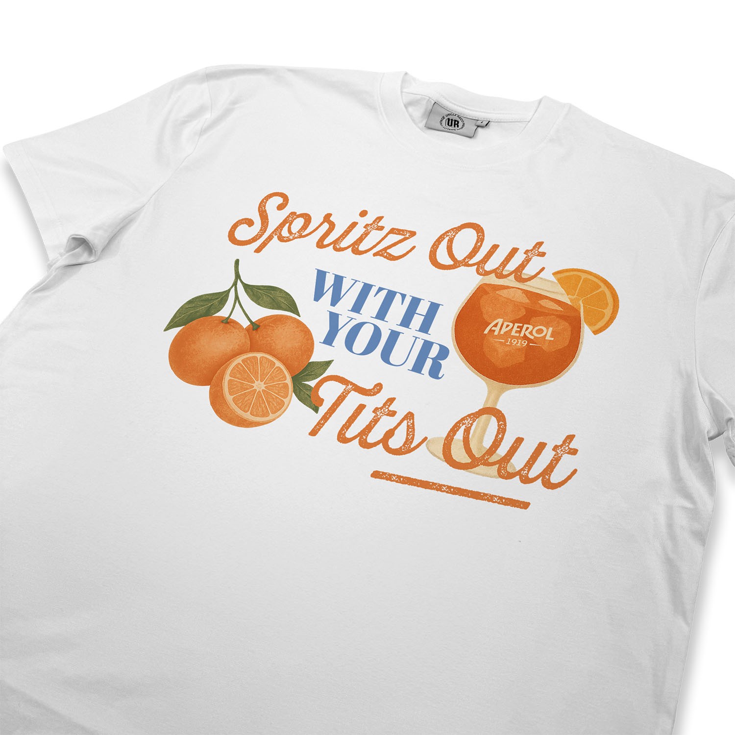 SPRITZ OUT WHITE TEE