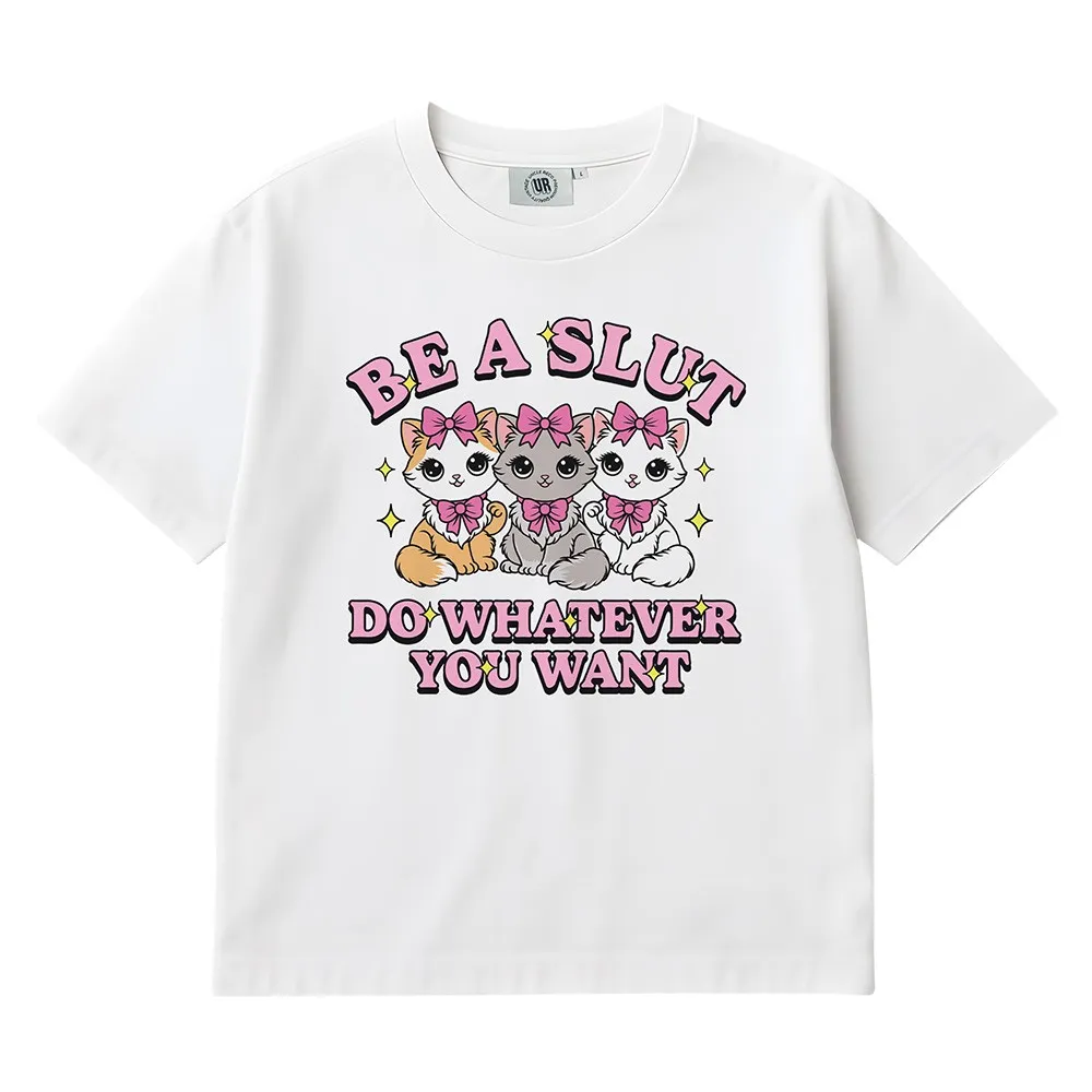 DO WHATEVER YOU WANT WHITE TEE