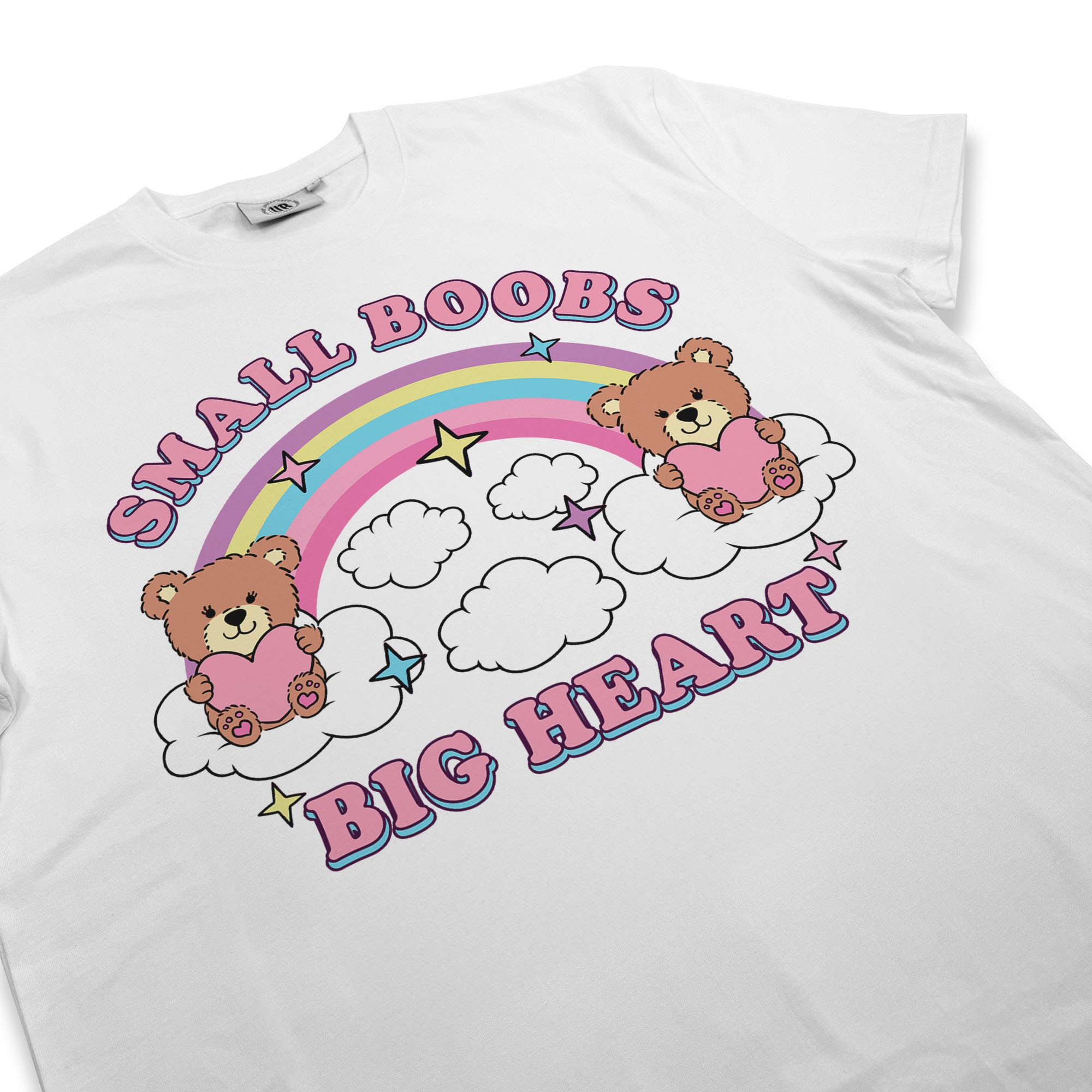 BIG HEART WHITE TEE