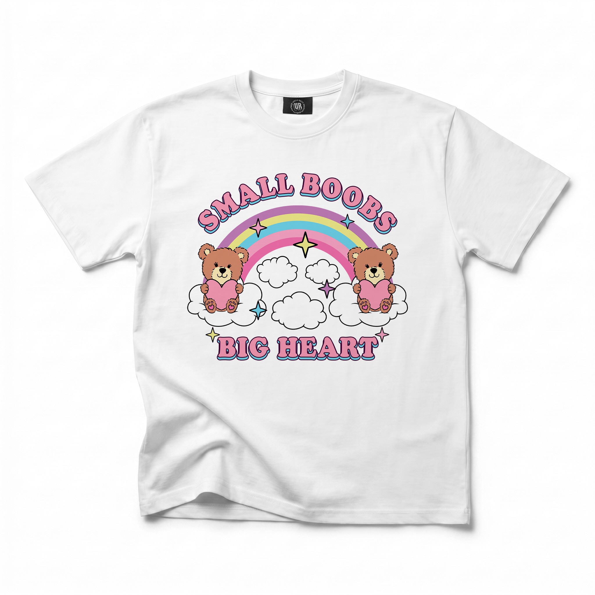 BIG HEART WHITE TEE BIG HEART WHITE TEE