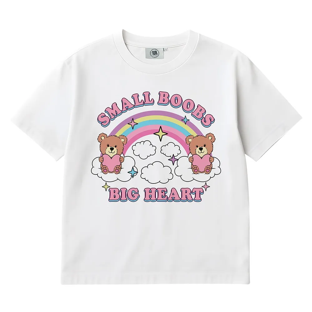 BIG HEART WHITE TEE