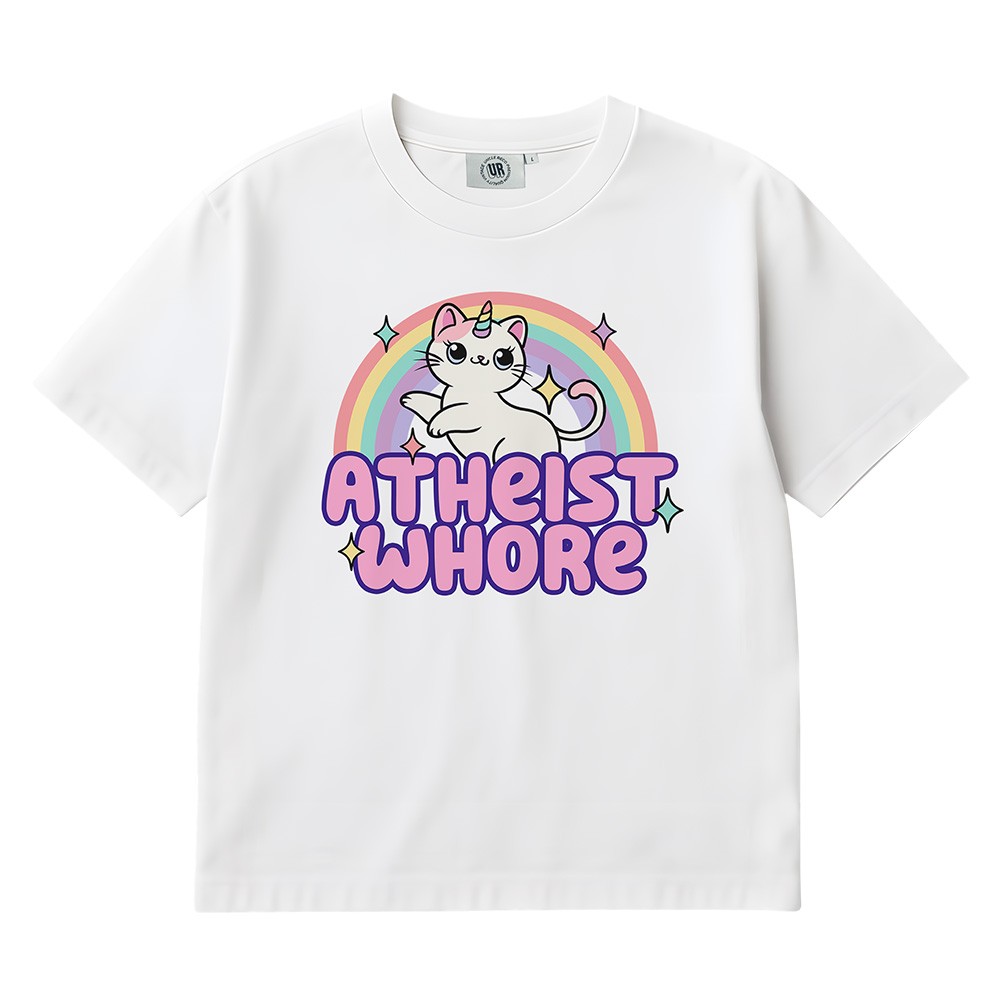 ATHEIST WHITE TEE ATHEIST WHITE TEE