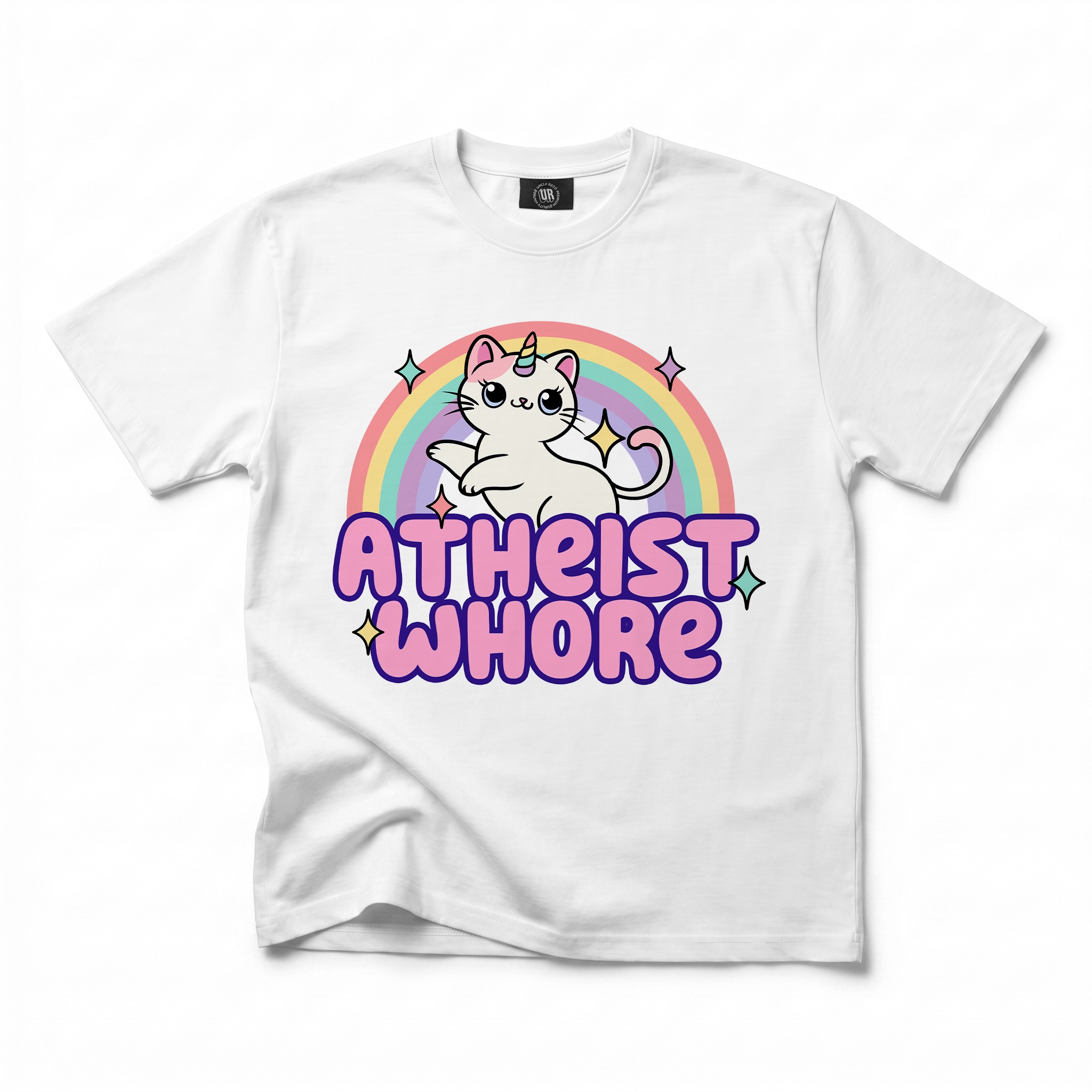 ATHEIST WHITE TEE ATHEIST WHITE TEE