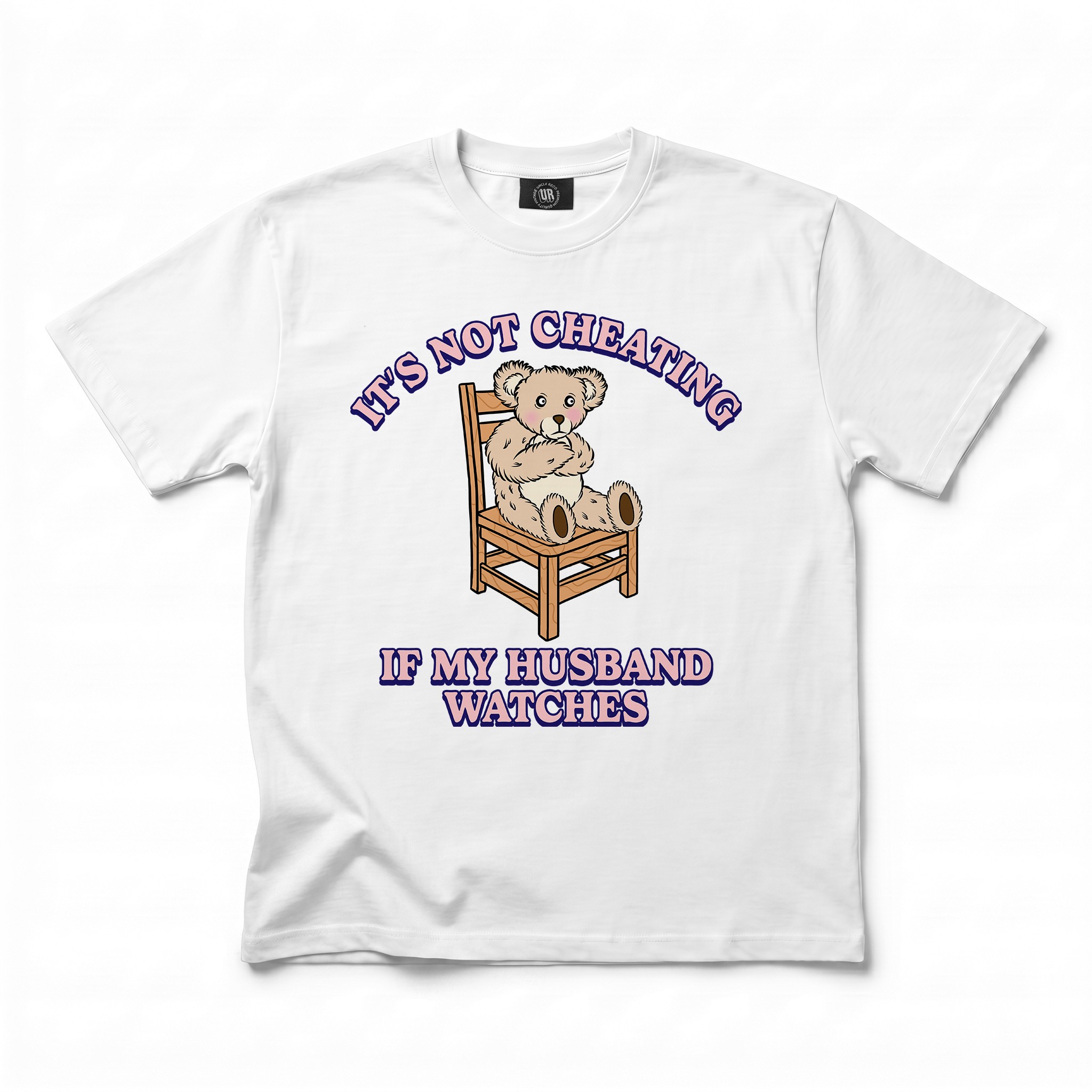IT'S NOT CHEATING WHITE TEE IT'S NOT CHEATING WHITE TEE