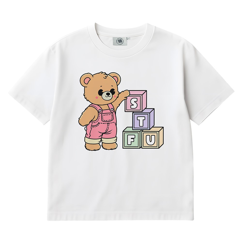 STFU WHITE TEE