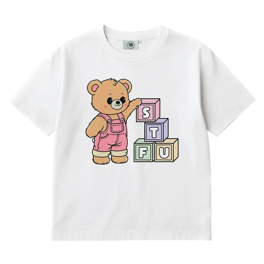 STFU WHITE TEE