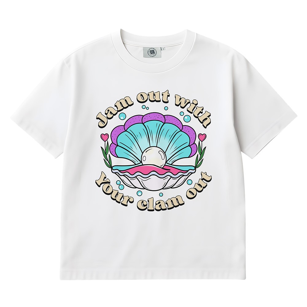 JAM OUT WHITE TEE JAM OUT WHITE TEE