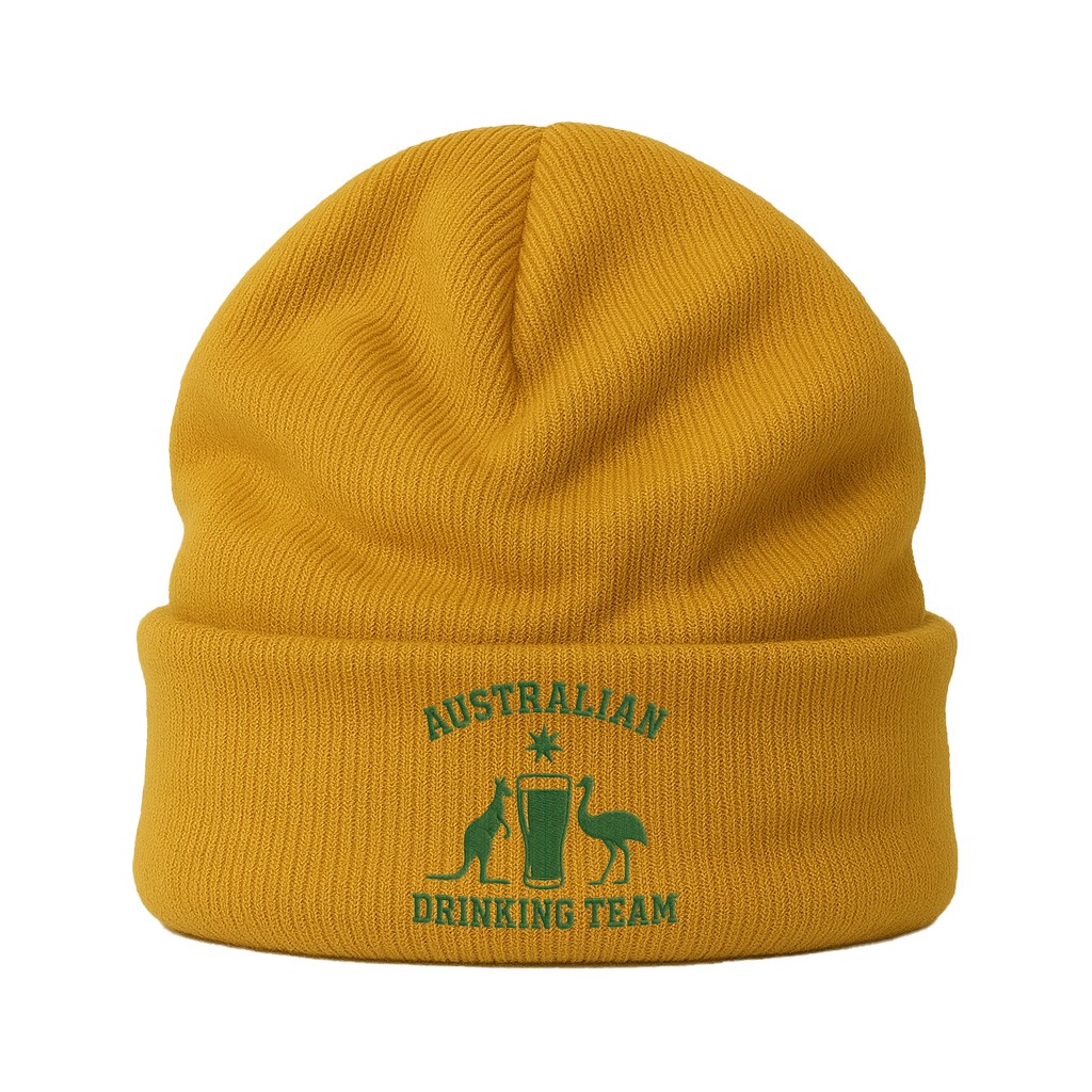 AUSTRALIAN DRINKING TEAM GOLD BEANIE