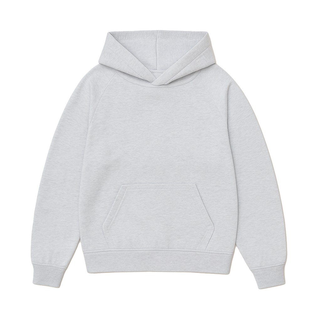 WHITE MARLE PREMIUM BLANK UNISEX HOODIE