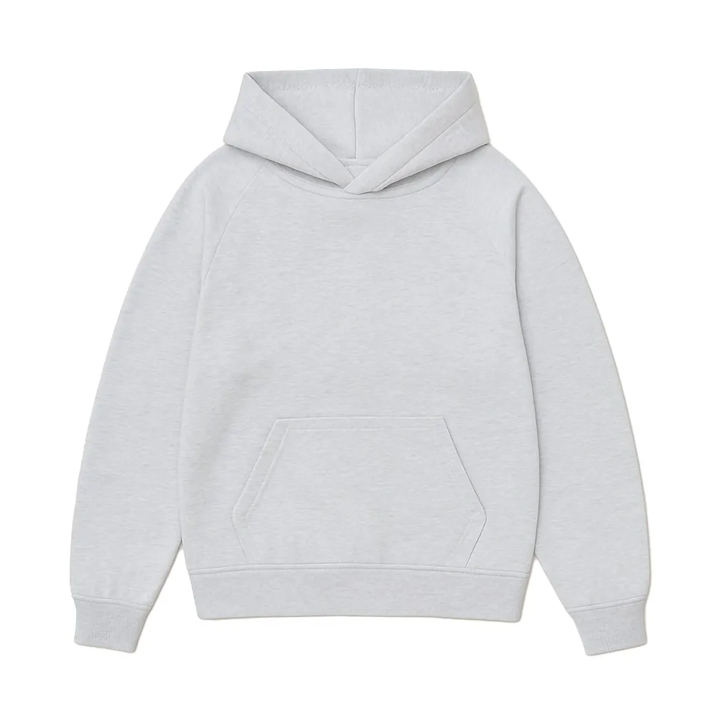 WHITE MARLE PREMIUM BLANK UNISEX HOODIE