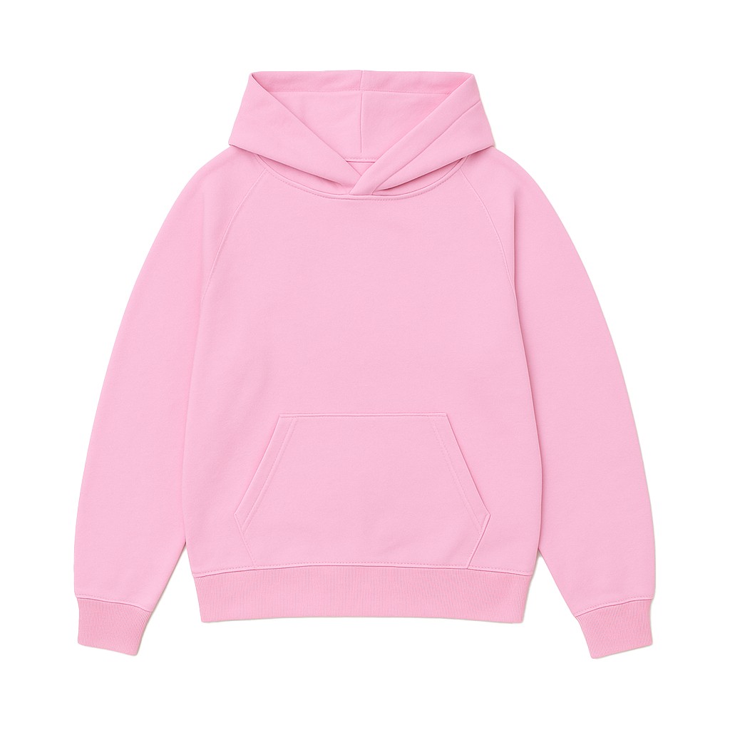 PINK PREMIUM BLANK UNISEX HOODIE