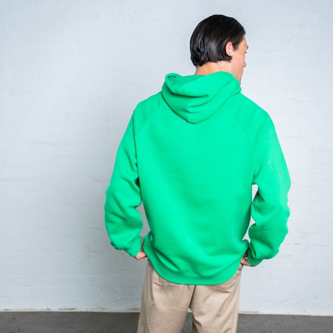 GREEN PREMIUM BLANK UNISEX HOODIE