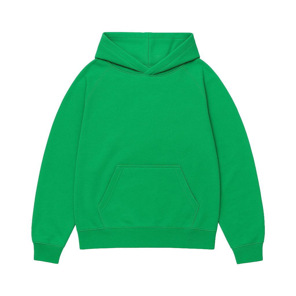 GREEN PREMIUM BLANK UNISEX HOODIE