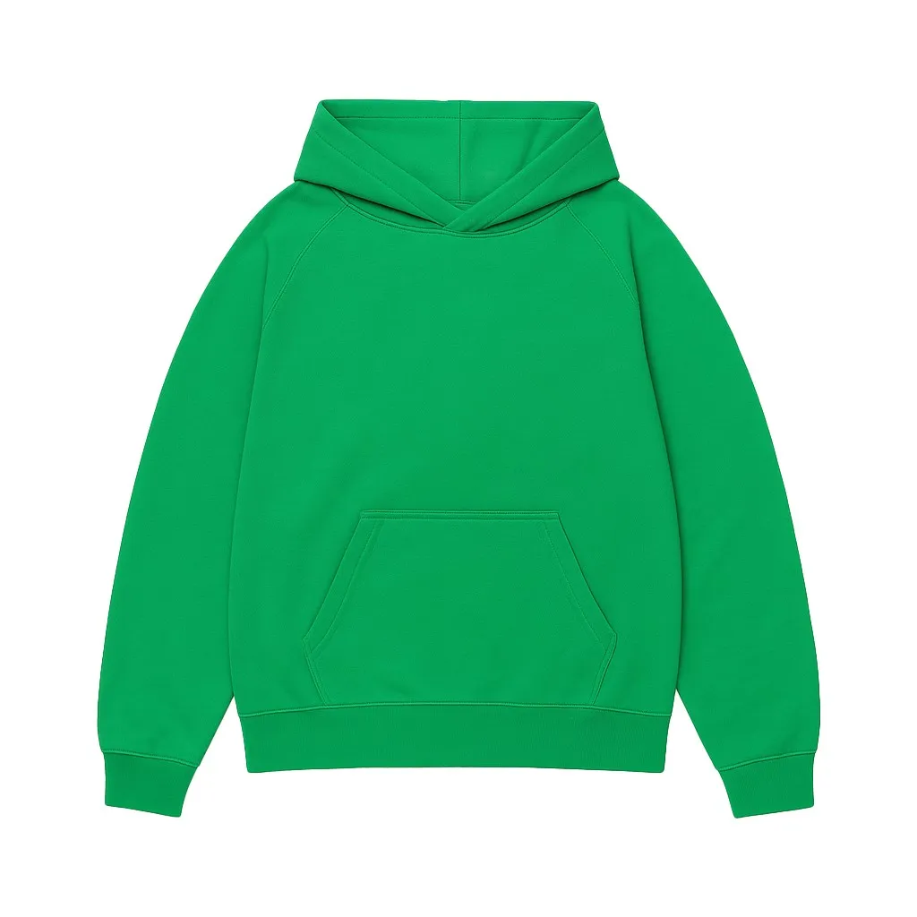 GREEN PREMIUM BLANK UNISEX HOODIE