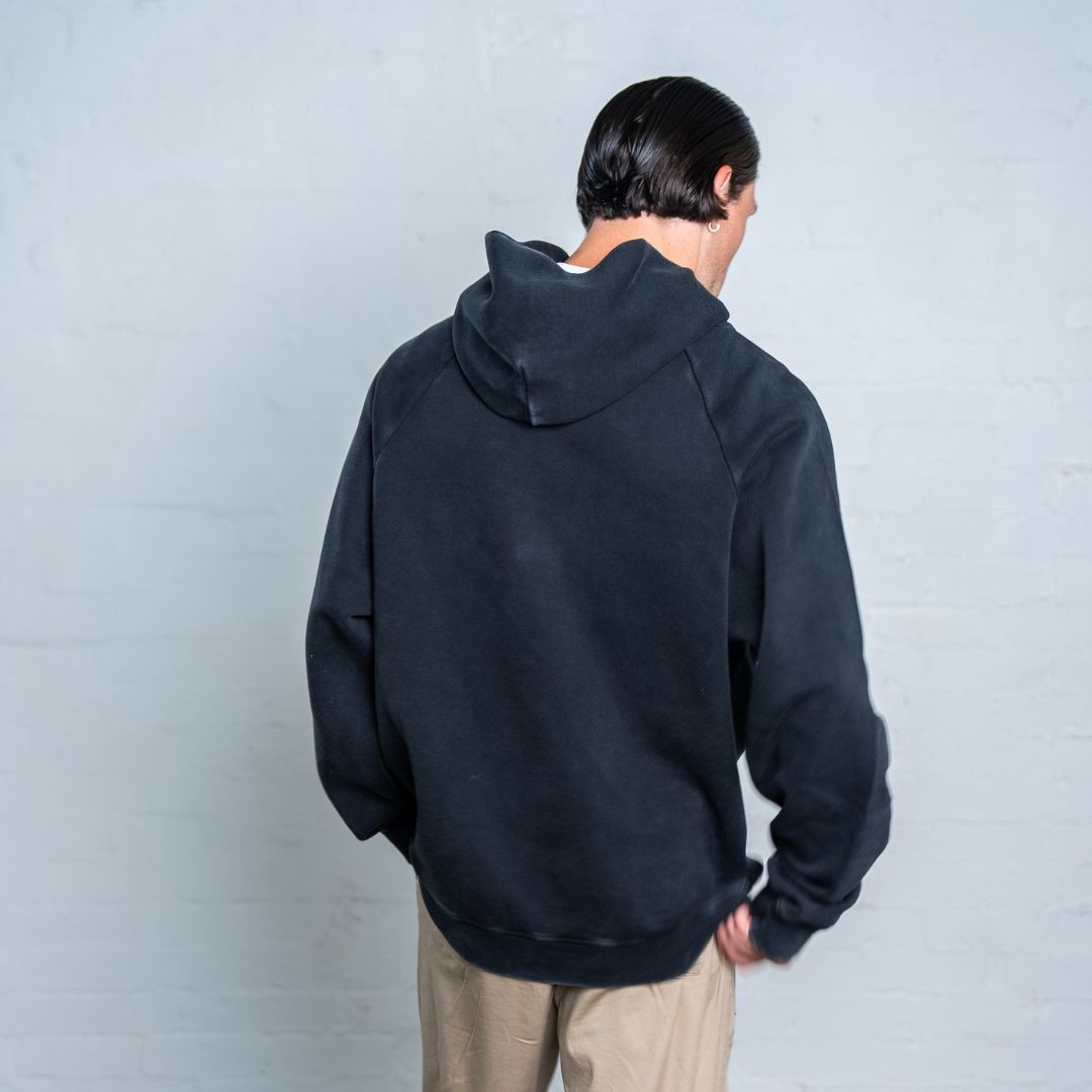 VINTAGE BLACK PREMIUM BLANK UNISEX HOODIE