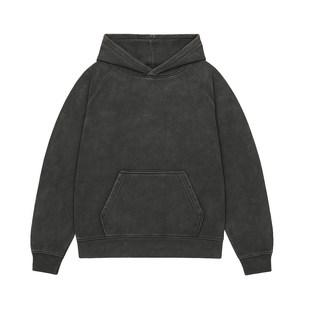VINTAGE BLACK PREMIUM BLANK UNISEX HOODIE