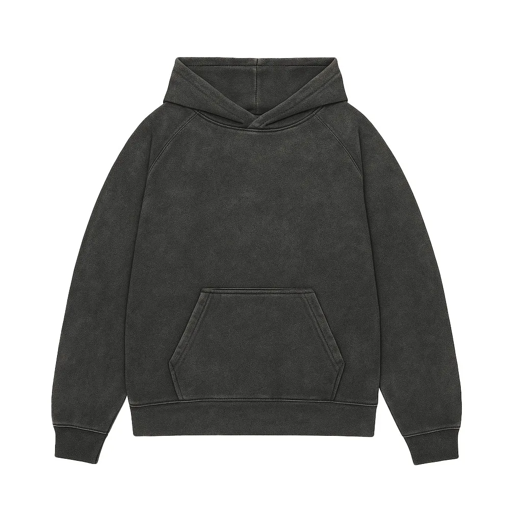 VINTAGE BLACK PREMIUM BLANK UNISEX HOODIE