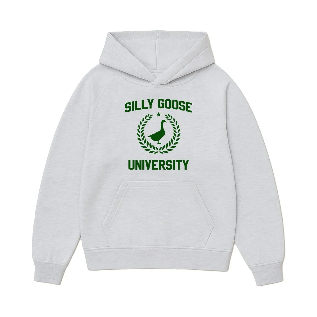 SILLY GOOSE WHITE MARLE HOODIE SILLY GOOSE WHITE MARLE HOODIE