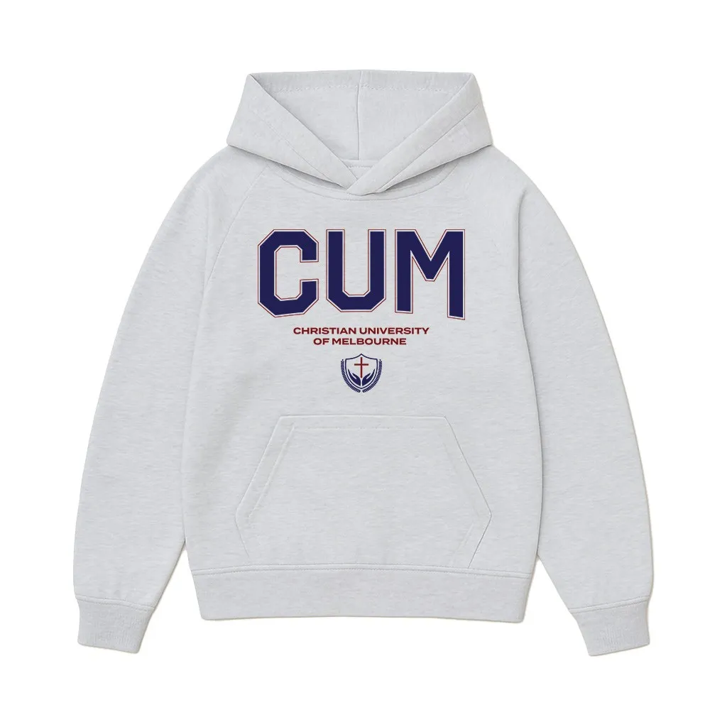 CUM UNIVERSITY WHITE MARLE HOODIE