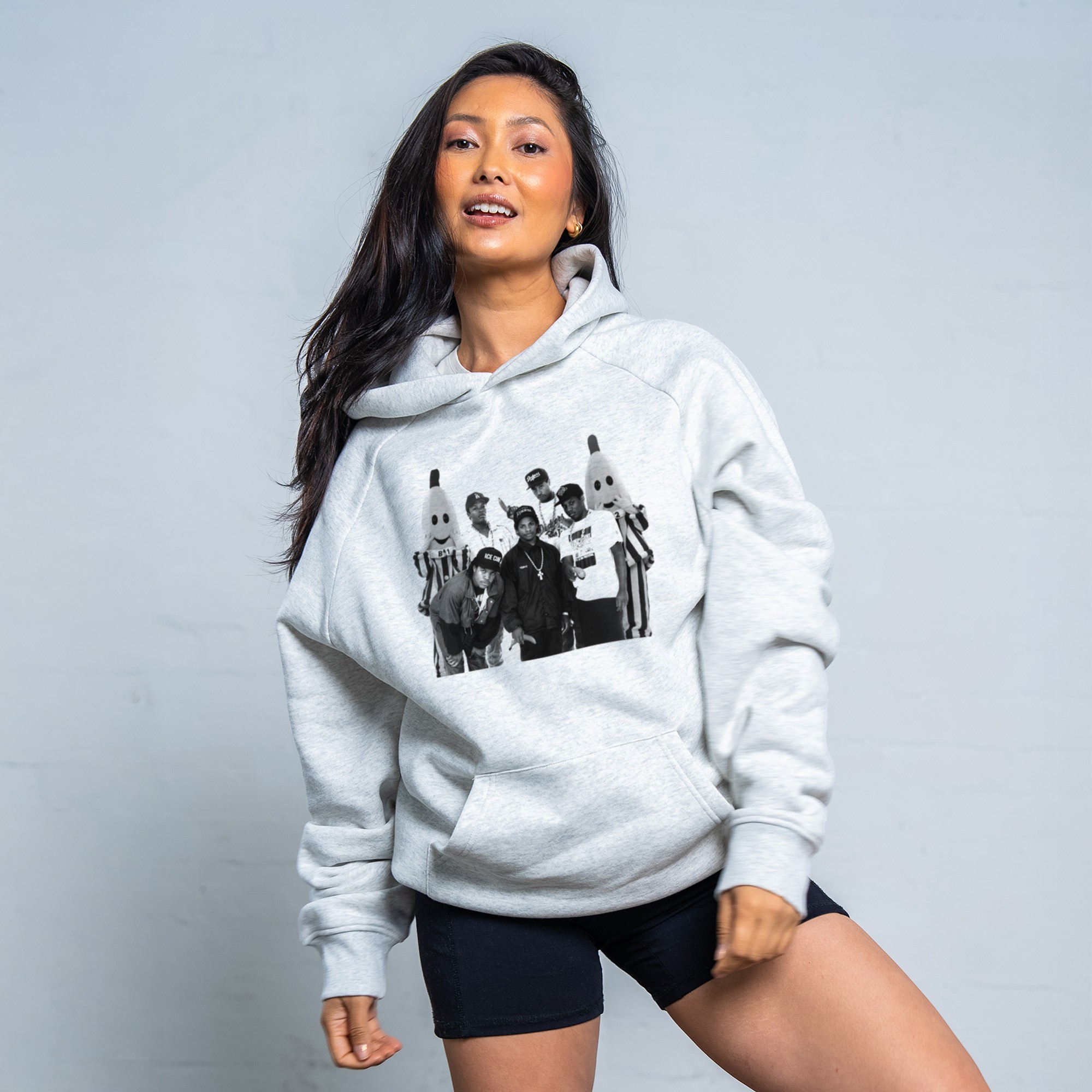 BWA WHITE MARLE HOODIE