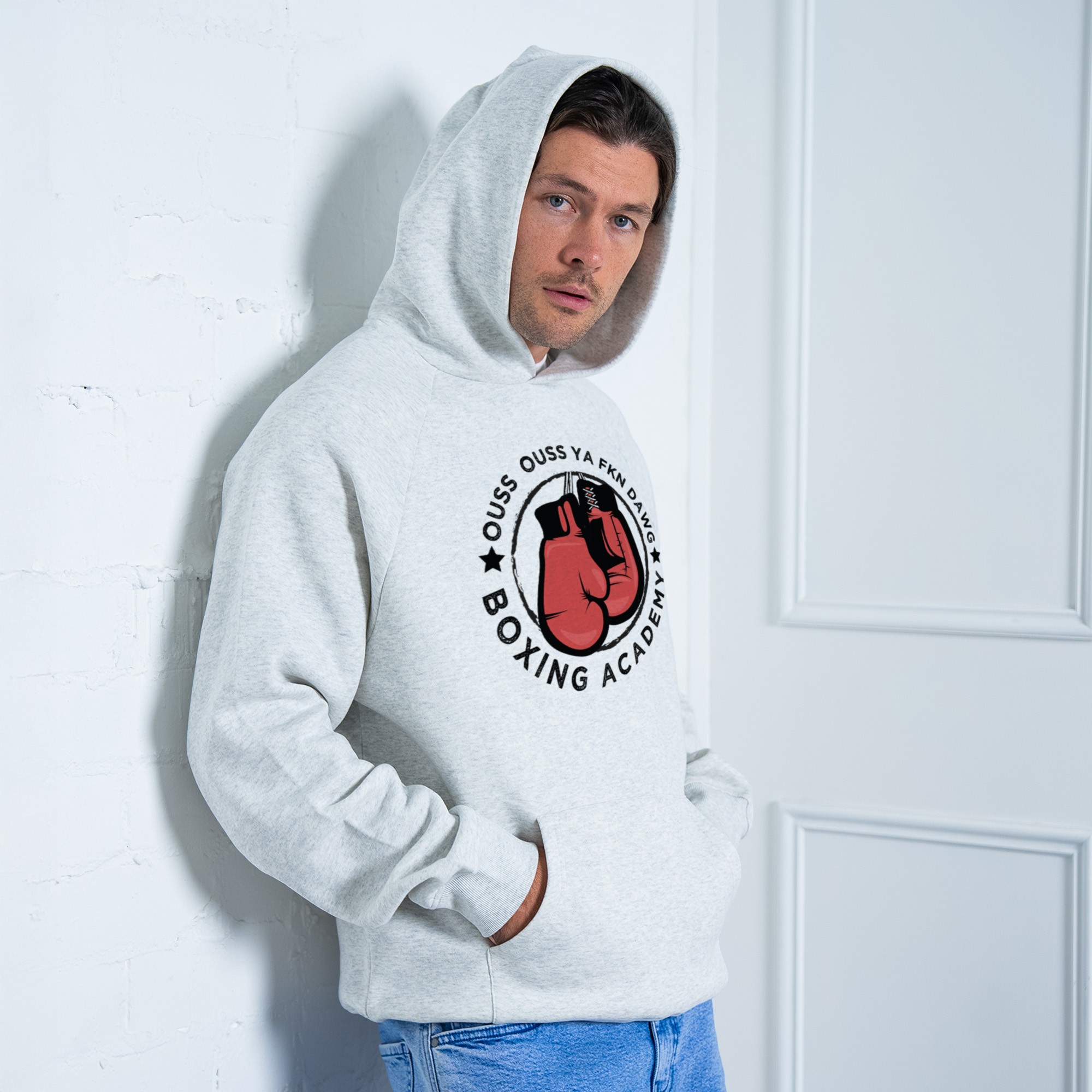 OUSS OUSS WHITE MARLE HOODIE
