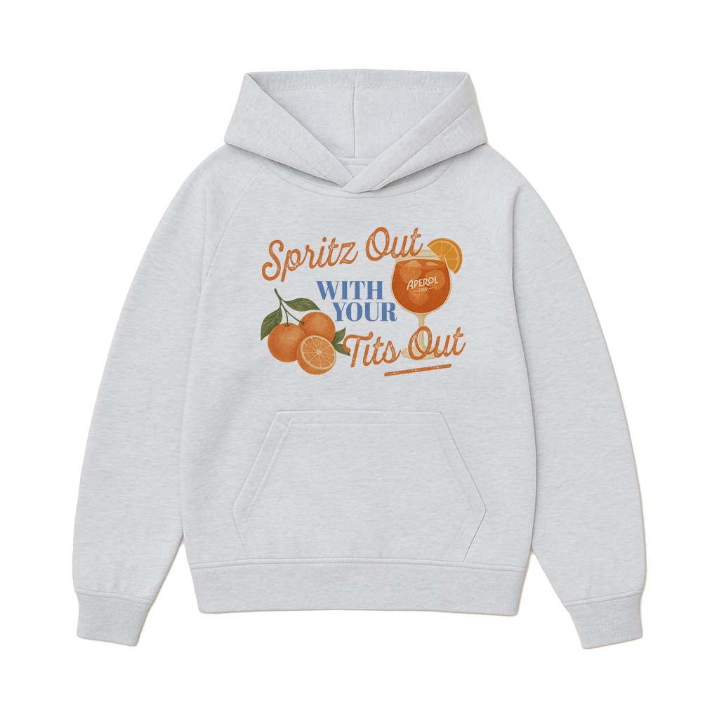 SPRITZ OUT WHITE MARLE HOODIE SPRITZ OUT WHITE MARLE HOODIE