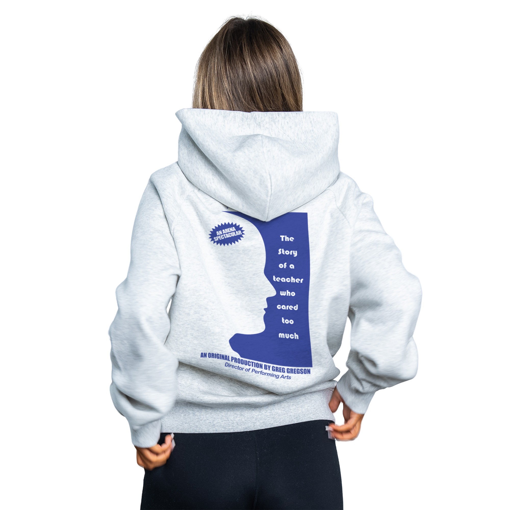 MR. THE MUSICAL WHITE MARLE HOODIE