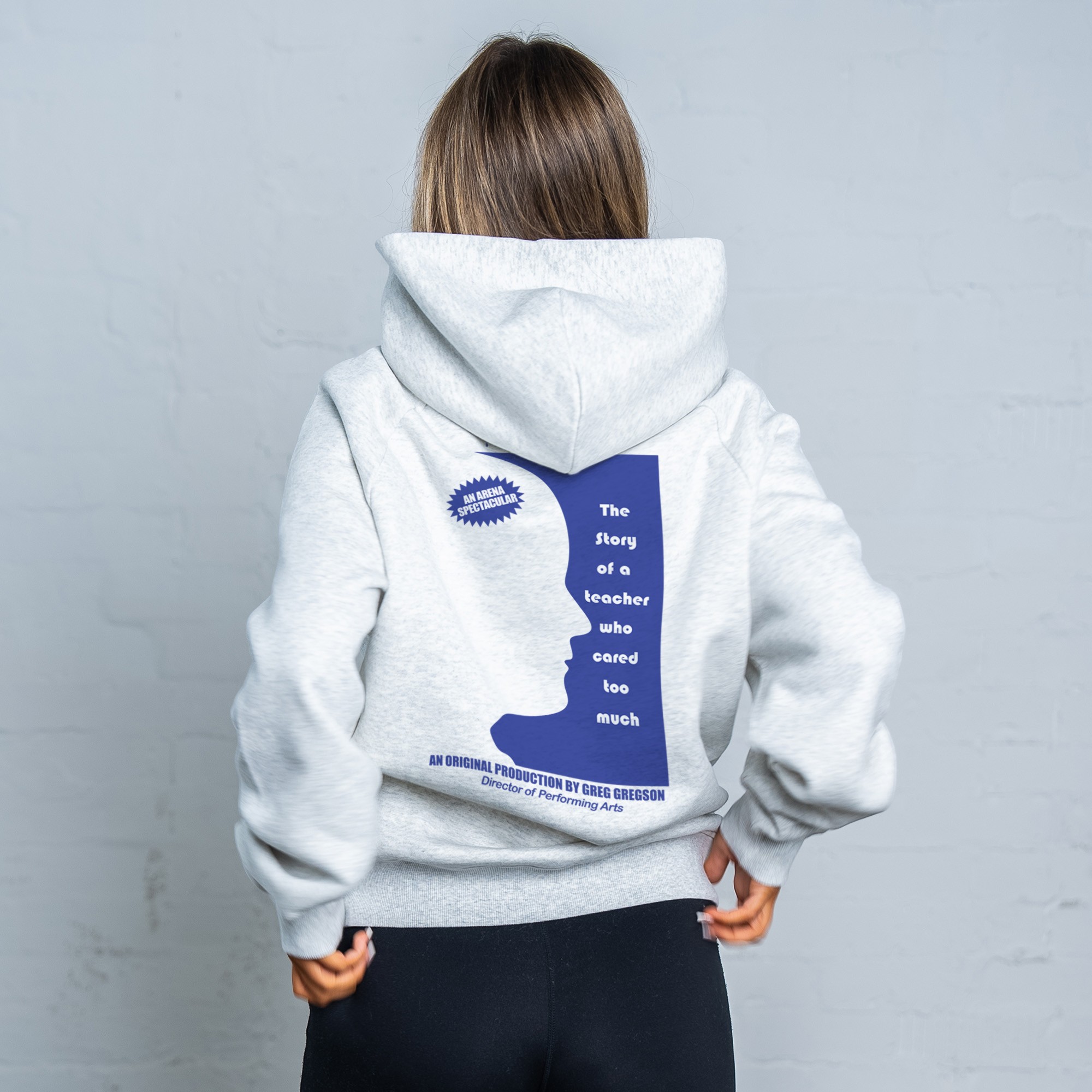 MR. THE MUSICAL WHITE MARLE HOODIE