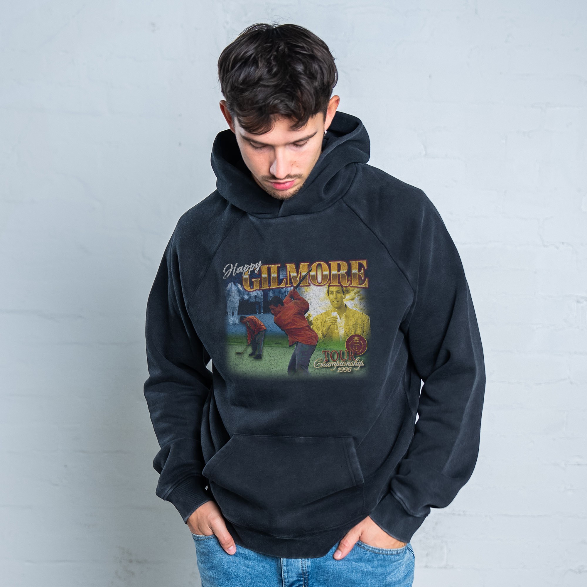 GILMORE CHAMPIONSHIP VINTAGE BLACK HOODIE