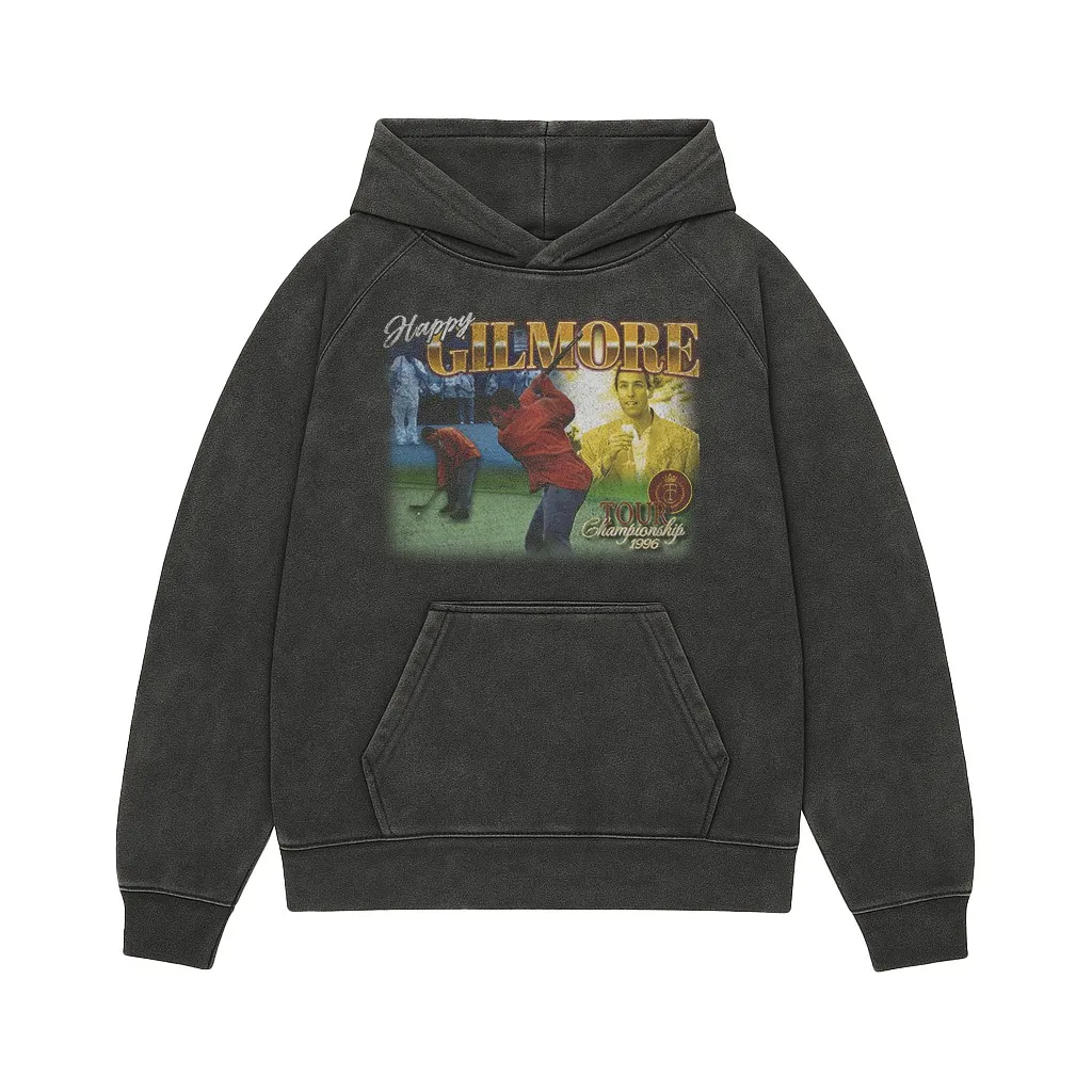 GILMORE CHAMPIONSHIP VINTAGE BLACK HOODIE GILMORE CHAMPIONSHIP VINTAGE BLACK HOODIE