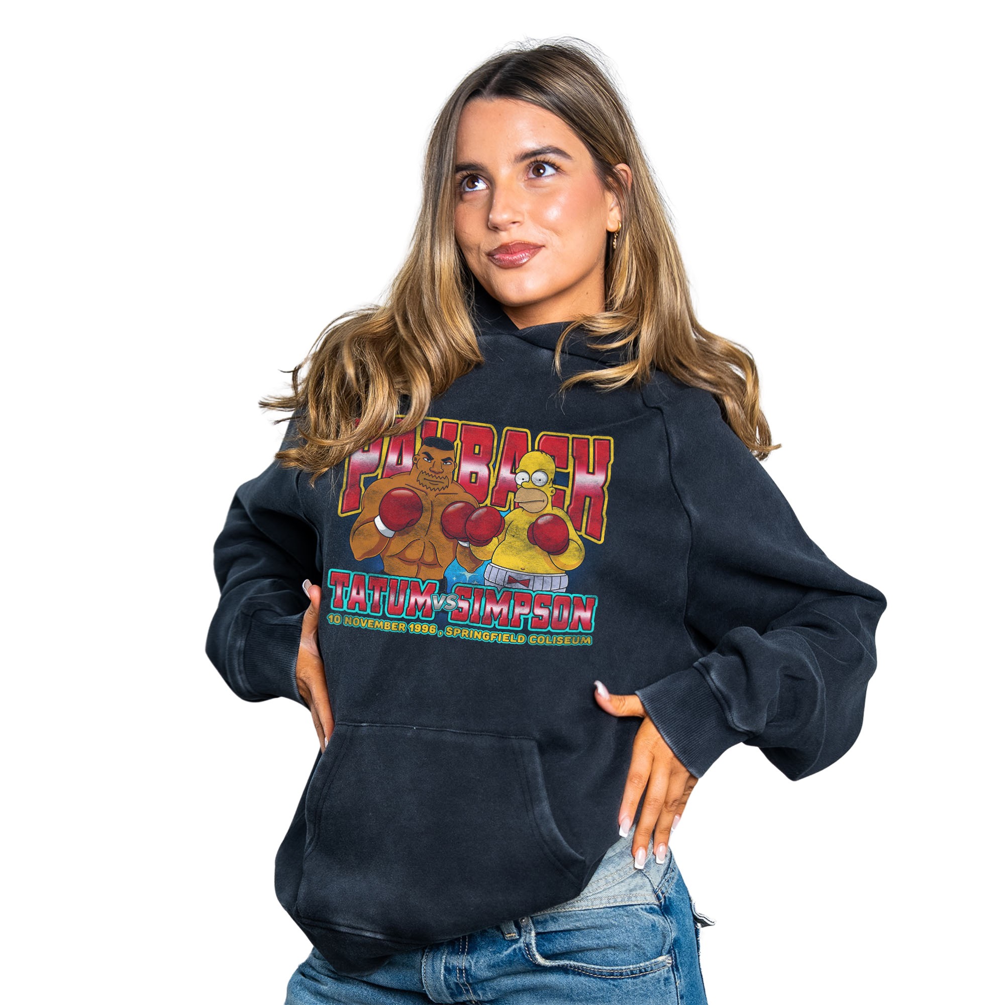 PAYBACK VINTAGE BLACK HOODIE
