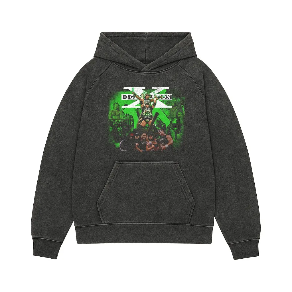 DX VINTAGE BLACK HOODIE DX VINTAGE BLACK HOODIE