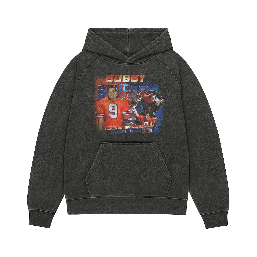 BOUCHER MVP VINTAGE BLACK HOODIE BOUCHER MVP VINTAGE BLACK HOODIE