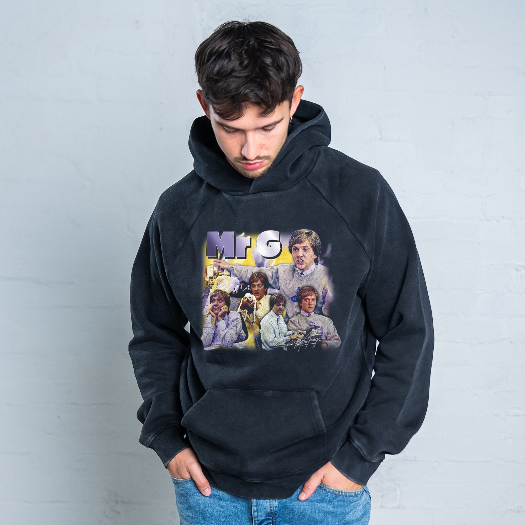 MR. G VINTAGE BLACK HOODIE