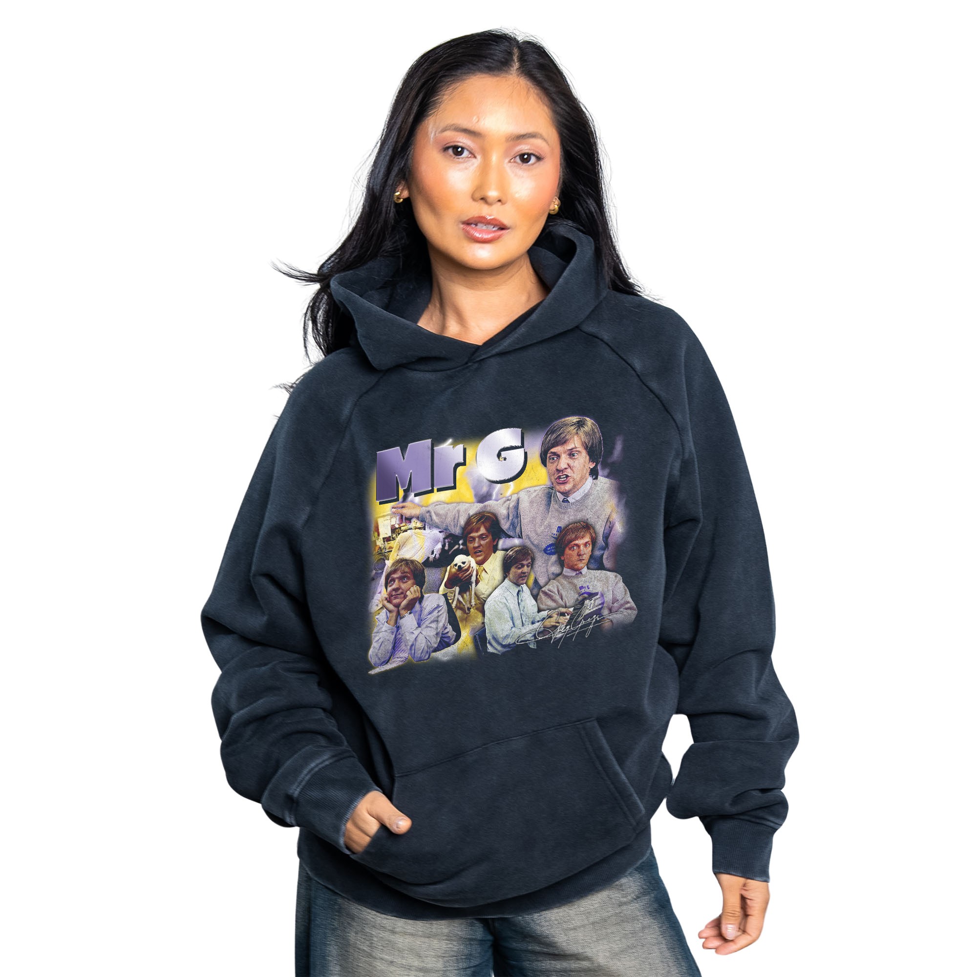 MR. G VINTAGE BLACK HOODIE