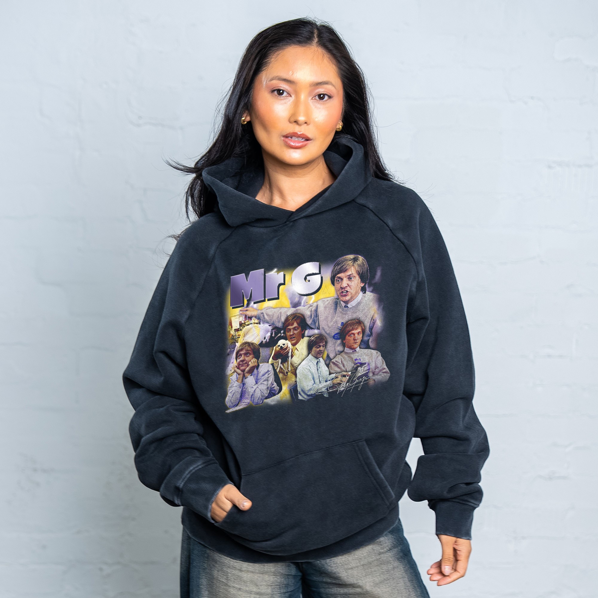 MR. G VINTAGE BLACK HOODIE