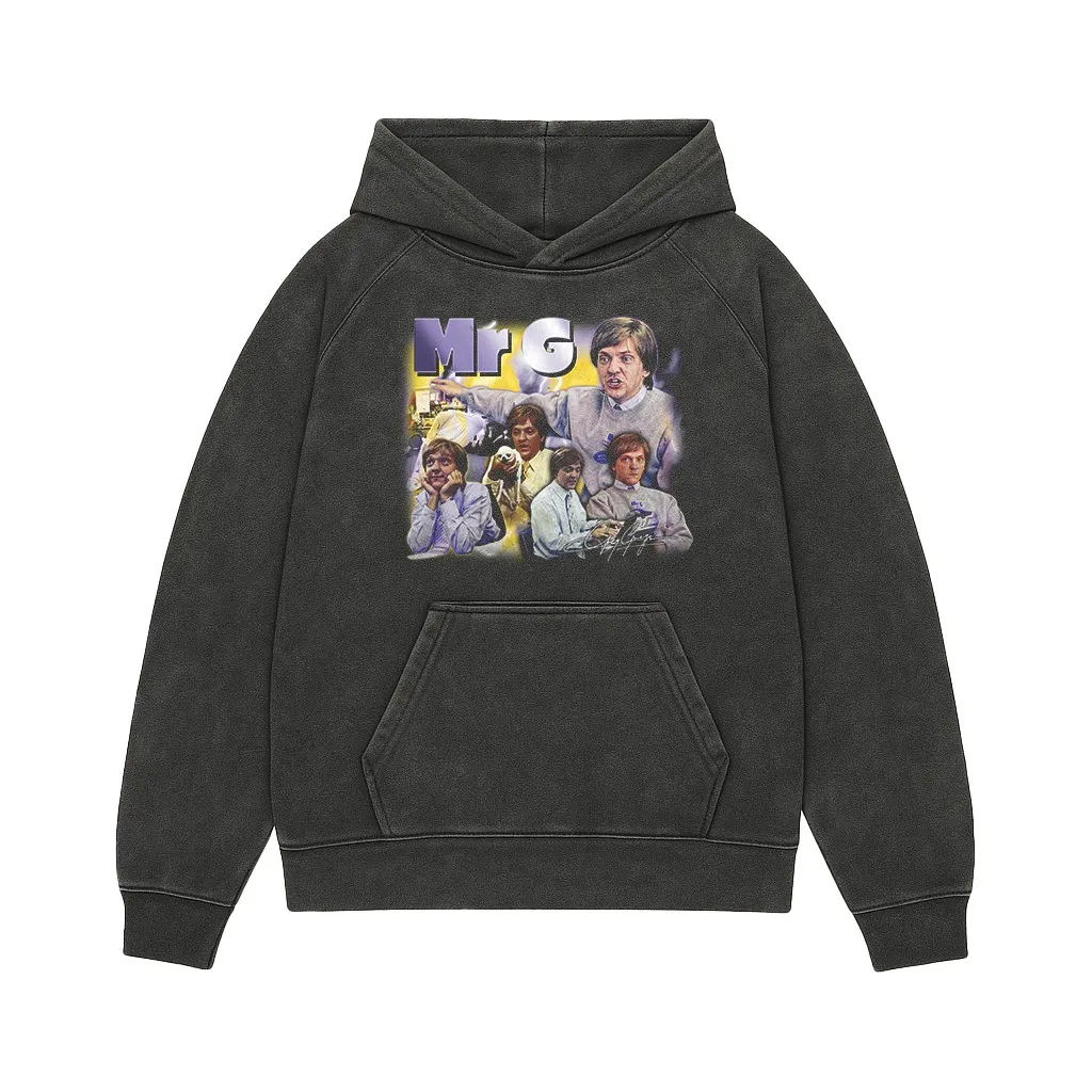 MR. G VINTAGE BLACK HOODIE MR. G VINTAGE BLACK HOODIE